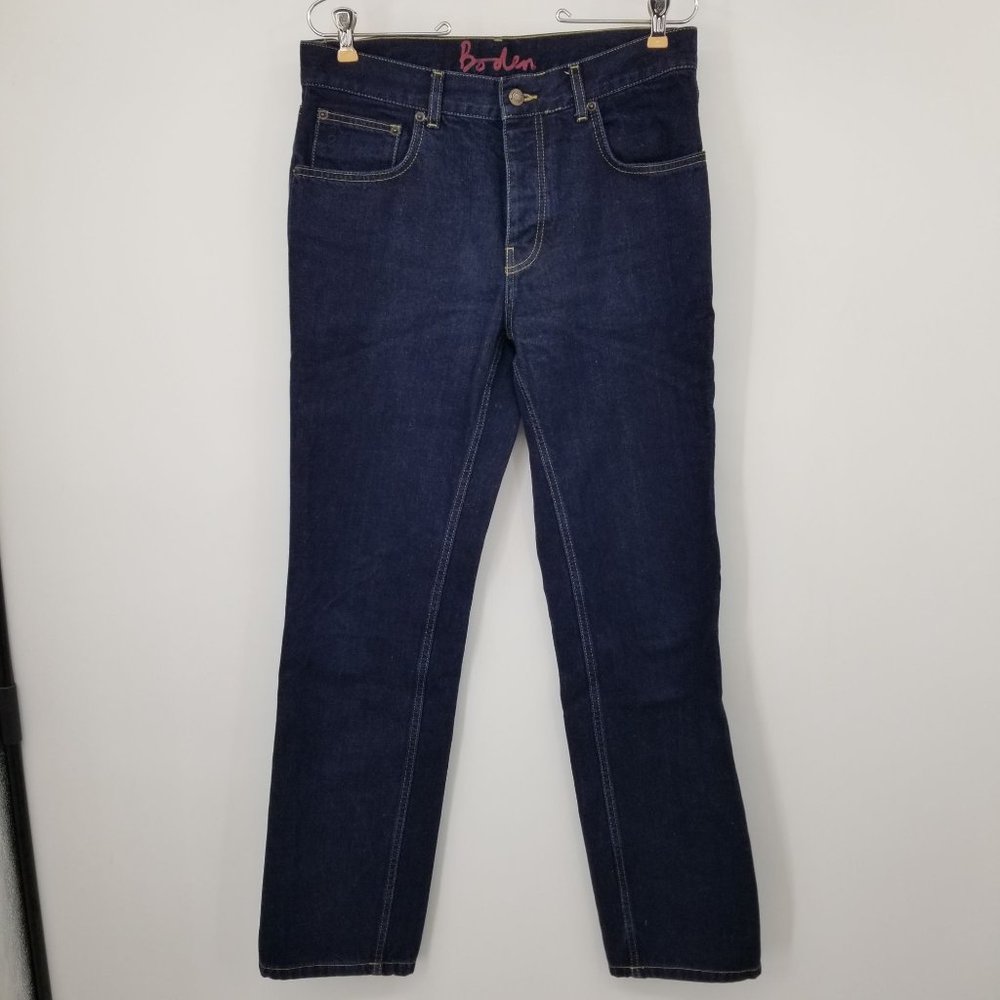 Boden Dark Wash Women's Straight Leg Denim Jeans